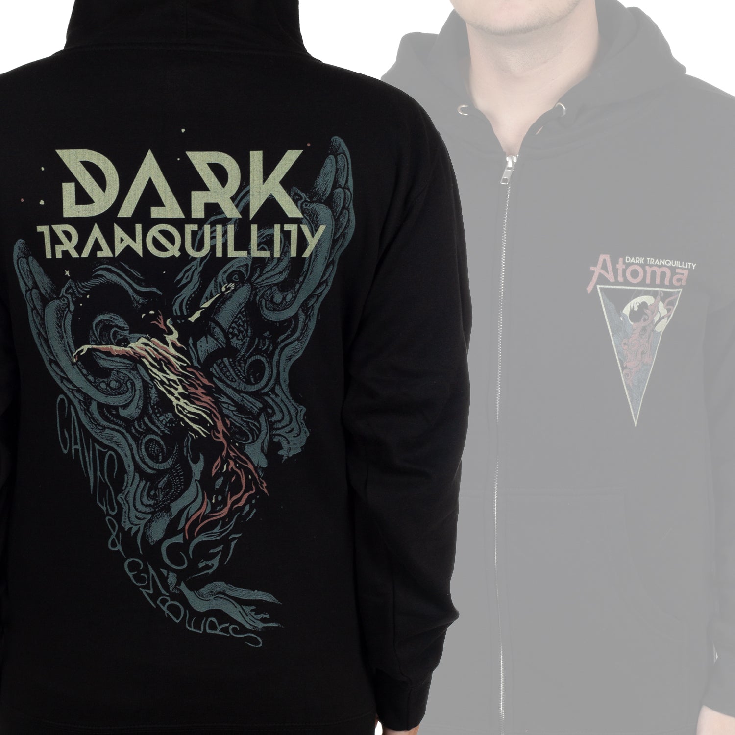 Dark Tranquillity Atoma Zip Hoodie