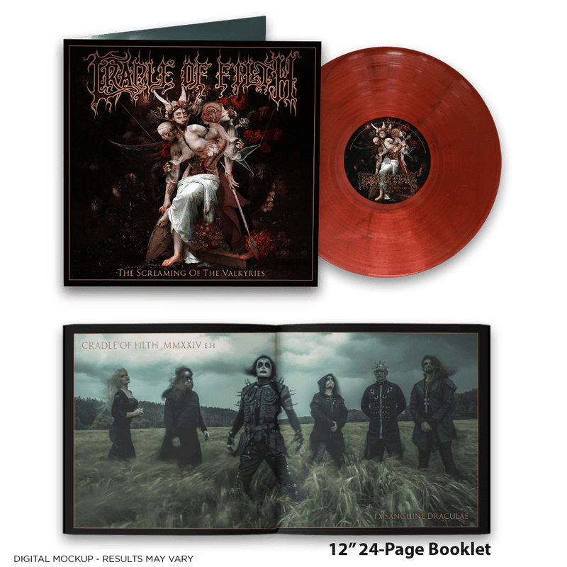 Cradle Of Filth "The Screaming of the Valkyries (Marble Vinyl)" 12"