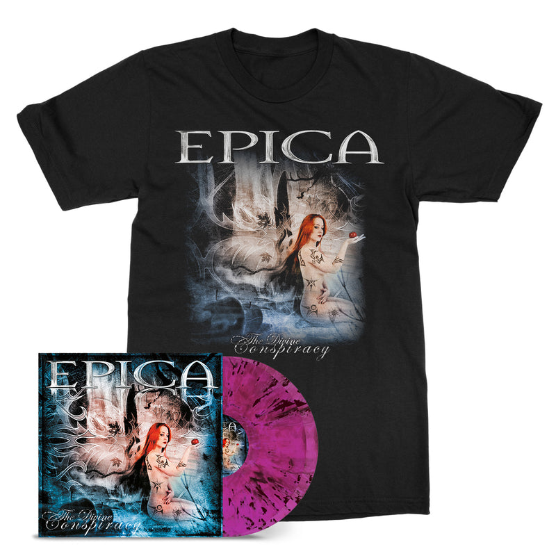 Epica "THE DIVINE CONSPIRACY LP/TEE BUNDLE" Bundle