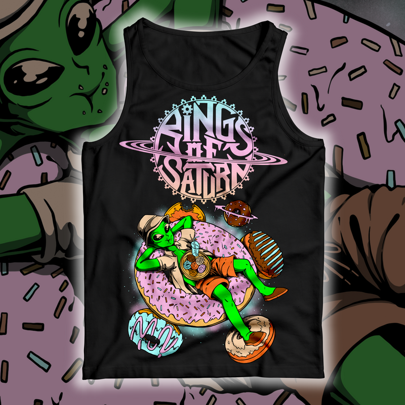 Rings of Saturn "Alien Donut" Tank Top