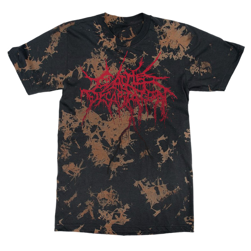 Cattle Decapitation "Gradient Logo Bleach Wash Tee" T-Shirt