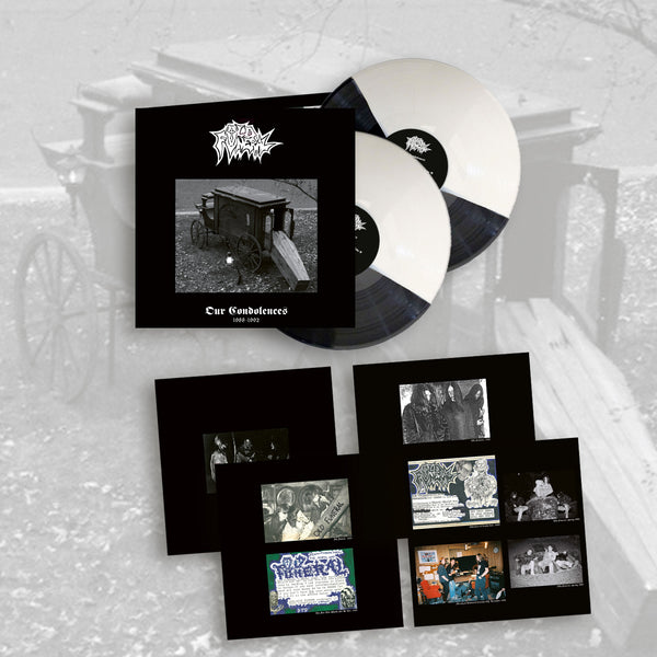 Old Funeral "Our Condolences (Half black/half white vinyl)" Limited Edition 2x12"