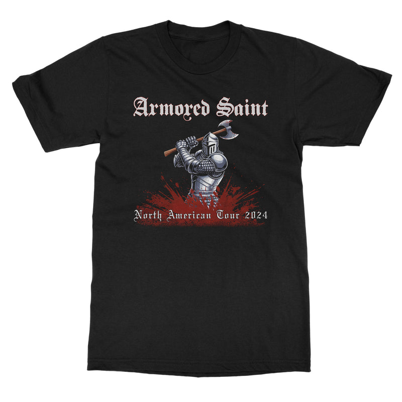 Armored Saint "2024 Swinging Knight Tour" T-Shirt