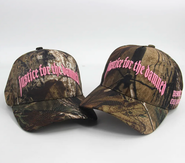 Justice For The Damned "Logo Camo" Hat