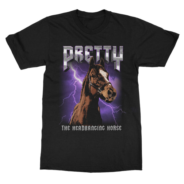 Pretty the Head-Banging Horse "Lightning" T-Shirt