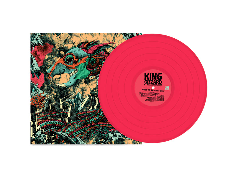 King Gizzard & The Lizard Wizard "Infest The Rats' Nest Live - 180g Magenta Vinyl" 12"