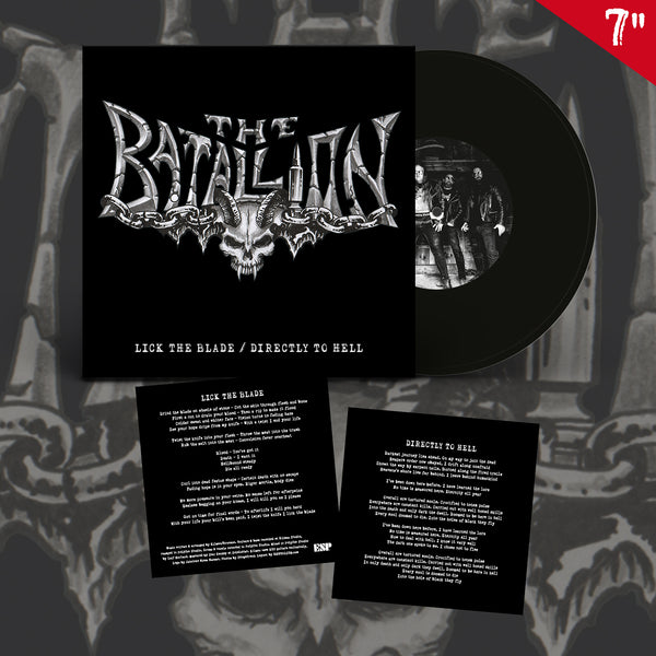 The Batallion "Lick The Blade (Black vinyl)" Limited Edition 7"