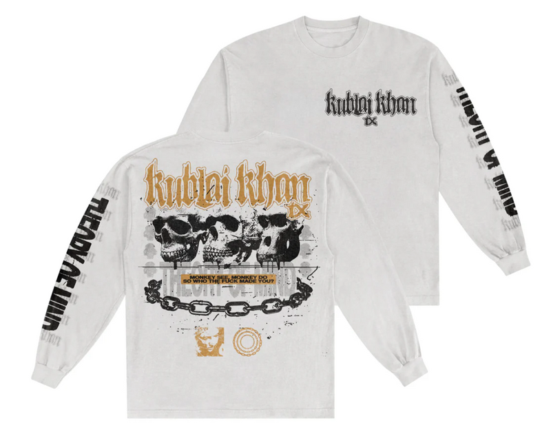 Kublai Khan "Monkey See Monkey Do" Longsleeve