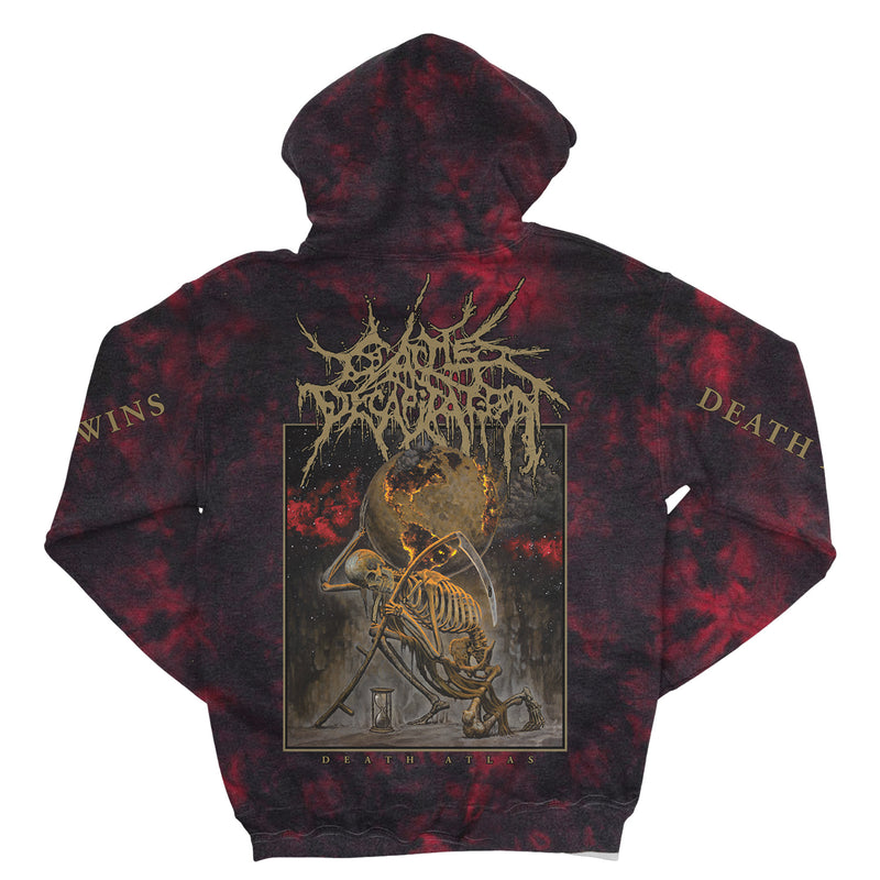 Cattle Decapitation "Death Atlas Tie Dye Pullover" Pullover Hoodie