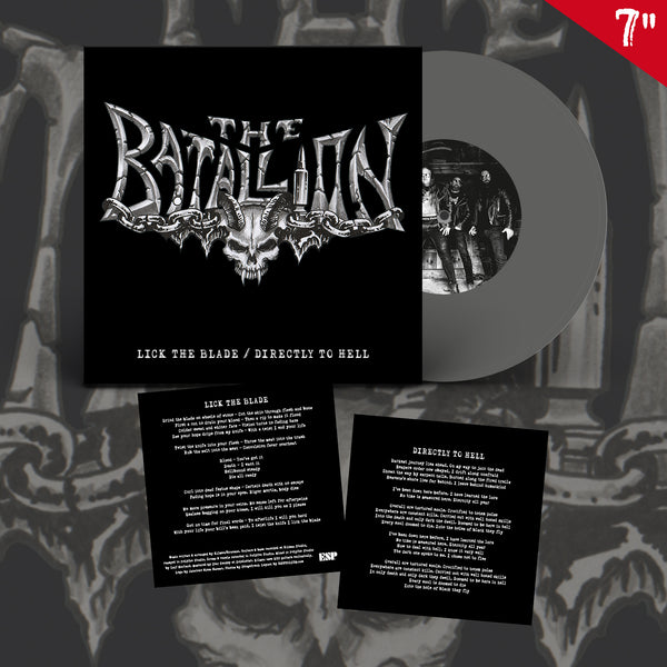 The Batallion "Lick The Blade (Silver vinyl)" 7"