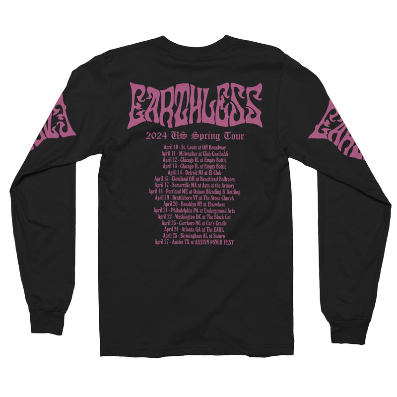 Earthless "Skull Candle 2024 U.S. Spring Tour " Longsleeve