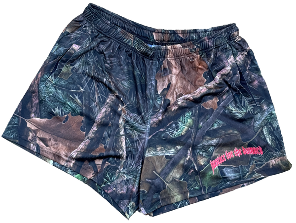 Justice For The Damned "Camo Footy" Shorts