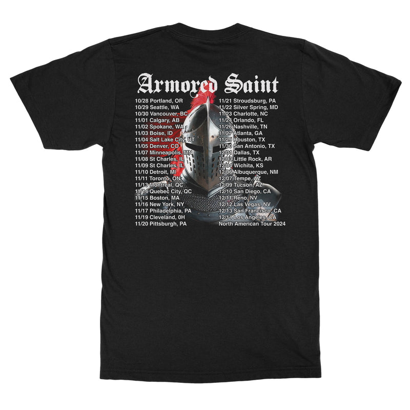 Armored Saint "2024 Silver Shield Tour" T-Shirt