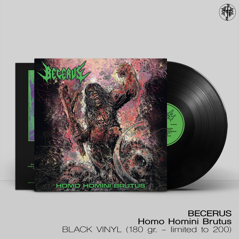 Becerus "Homo Homini Brutus (Black)" 12"