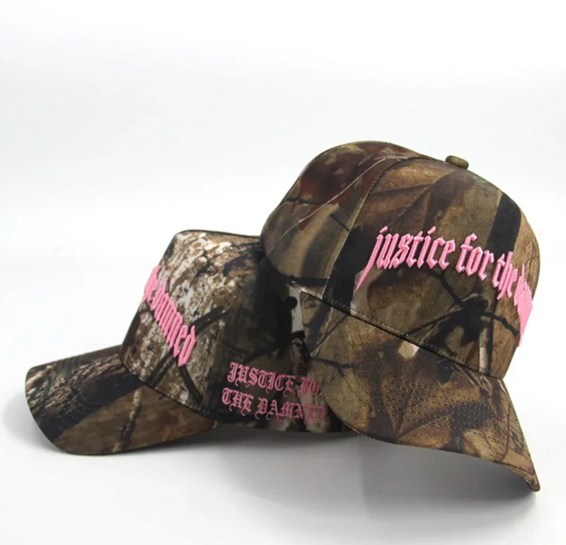 Justice For The Damned "Logo Camo" Hat