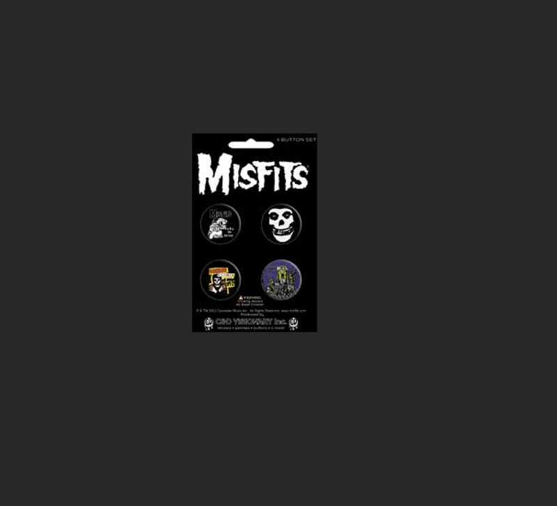 Misfits "4 pin set"