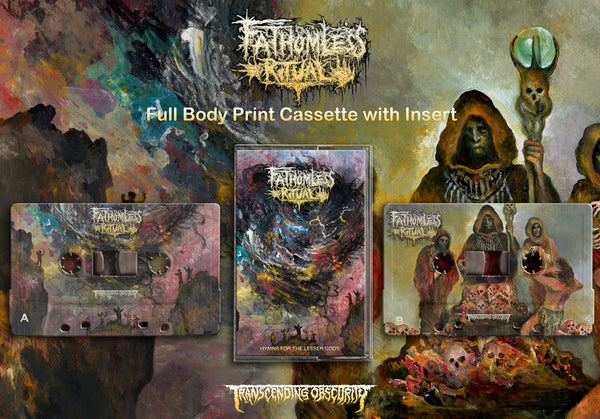 Fathomless Ritual "Hymns For The Lesser Gods" Hand-Numbered Edition Cassette