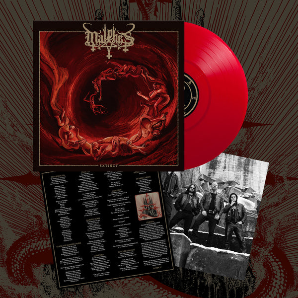 Malphas "Extinct (Red vinyl)" Limited Edition 12"