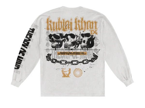 Kublai Khan "Monkey See Monkey Do" Longsleeve