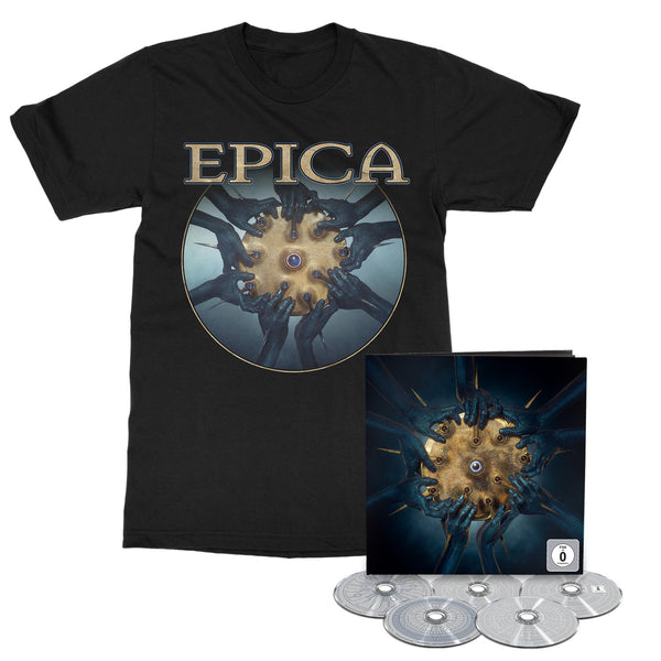 Epica "ASPIRAL TEE/EARBOOK BUNDLE" Bundle