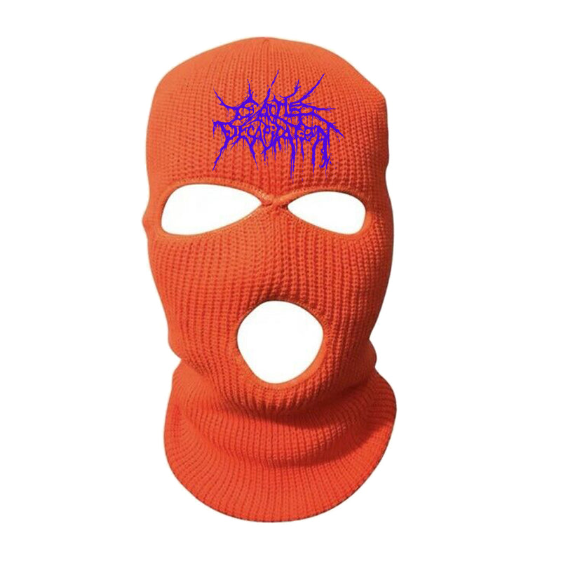 Cattle Decapitation "Purple Logo " Ski Mask