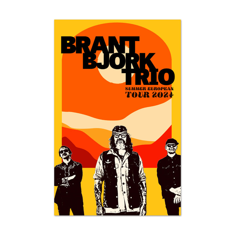 Brant Bjork Trio "Summer European Tour 2024" Poster