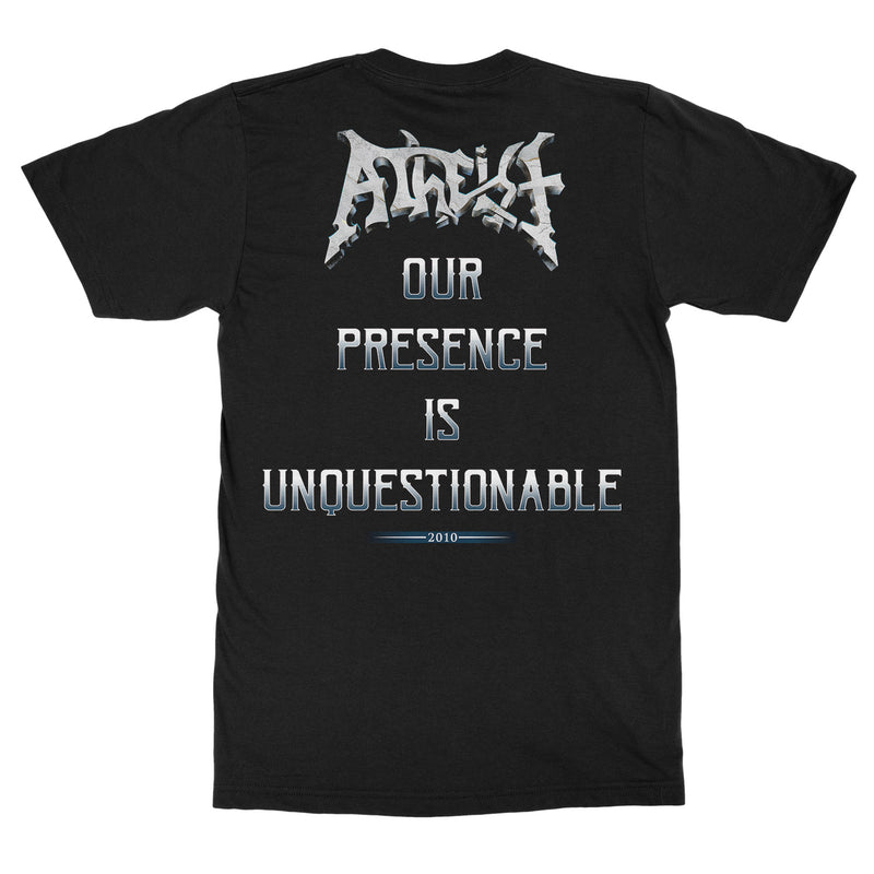 Atheist "30th Anniv Unquestionable Presence" T-Shirt