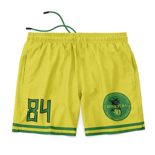 Sepultura "40th Anniversary Soccer Shorts" Shorts