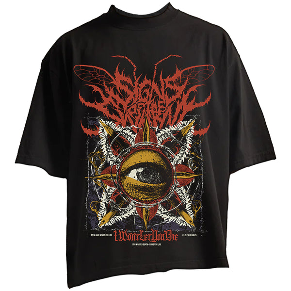 Signs of the Swarm "IWONTLETYOUDIE Drop-Shoulder" T-Shirt