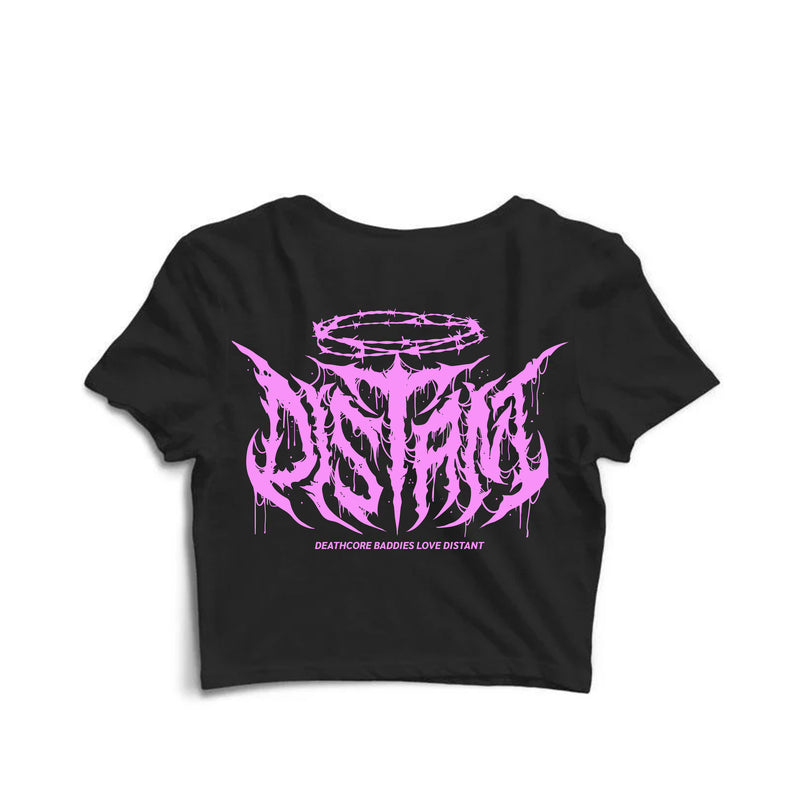 Distant "Logo Crop Tee" Girls T-shirt