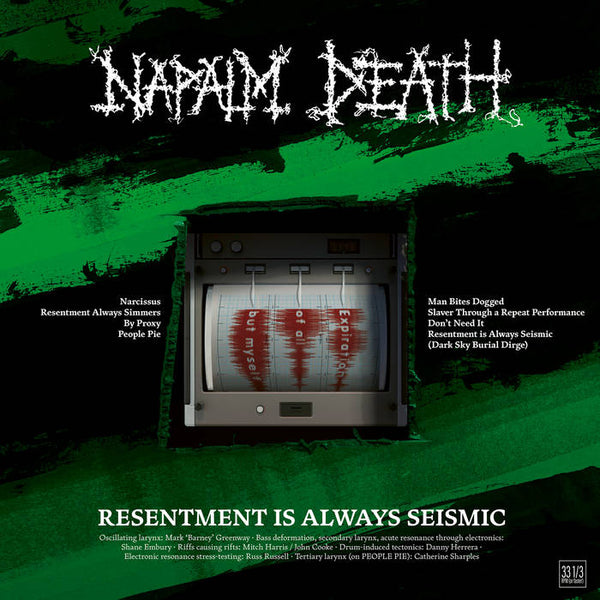 Napalm Death "Resentment Is Always Seismic " CD