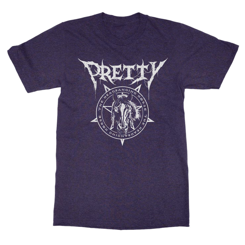 Pretty the Head-Banging Horse "Pentagram" T-Shirt