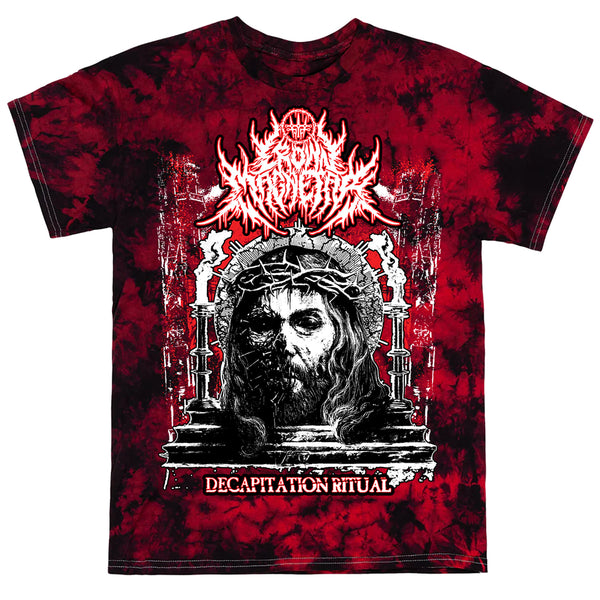 Crown Magnetar ""Decapitation Ritual" Tie Dye" T-Shirt