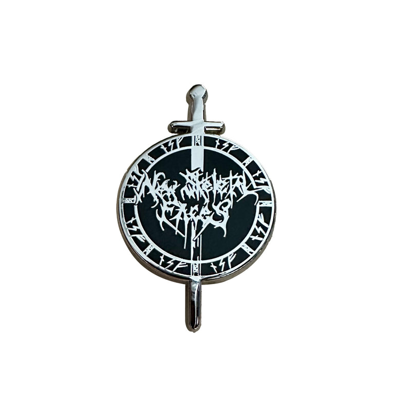 New Skeletal Faces "Sword Rune Logo Enamel Pin"