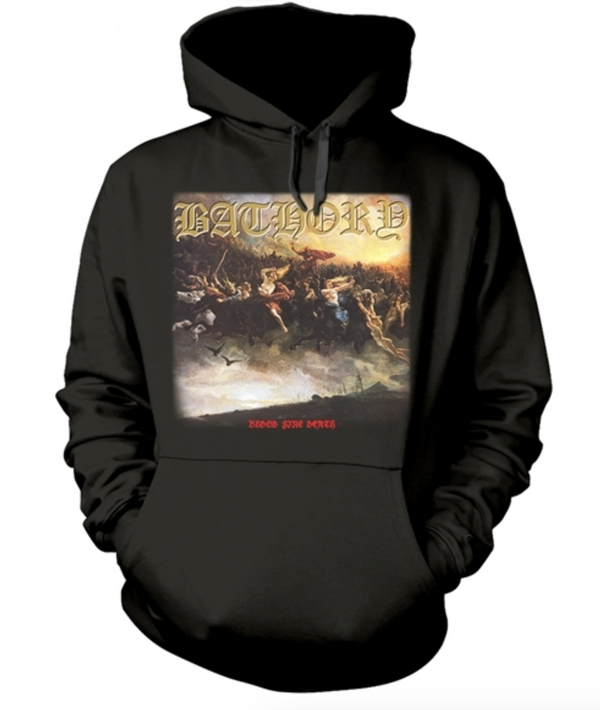 Bathory "Blood Fire Death" Pullover Hoodie