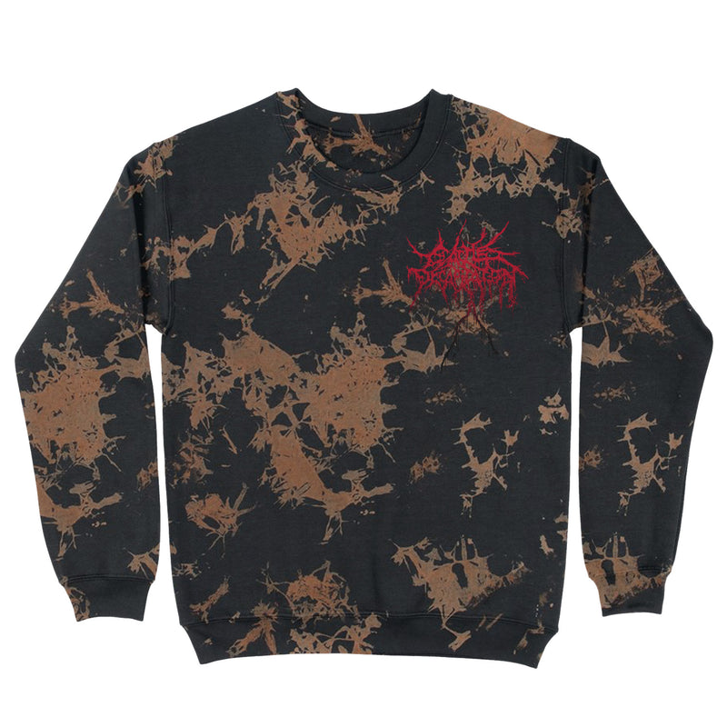 Cattle Decapitation "Gradient Logo Bleach Wash Sweatshirt" Crewneck Sweatshirt