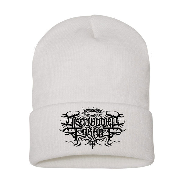 Disembodied Tyrant "White Logo" Beanie