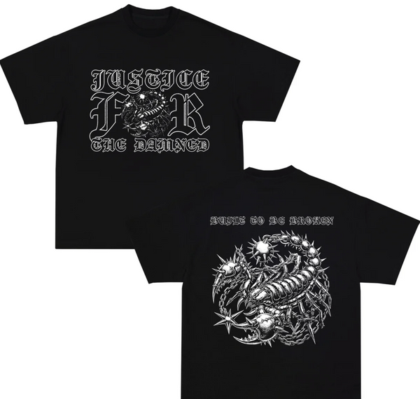 Justice For The Damned "Scorpion" T-Shirt