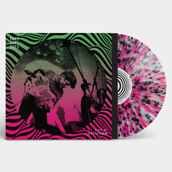 Thee Oh Sees "Thee Oh Sees - Live At Levitation (Fuzz Club Edition) - Milky Clear Vinyl w/ Pink-Blac