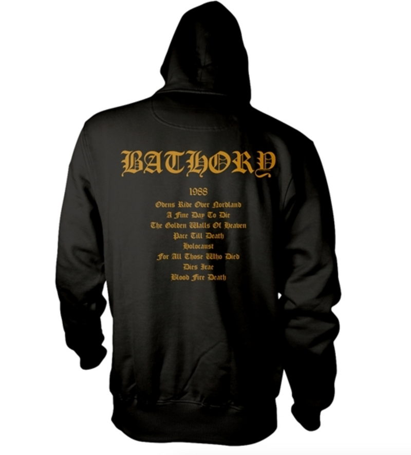 Bathory "Blood Fire Death" Pullover Hoodie