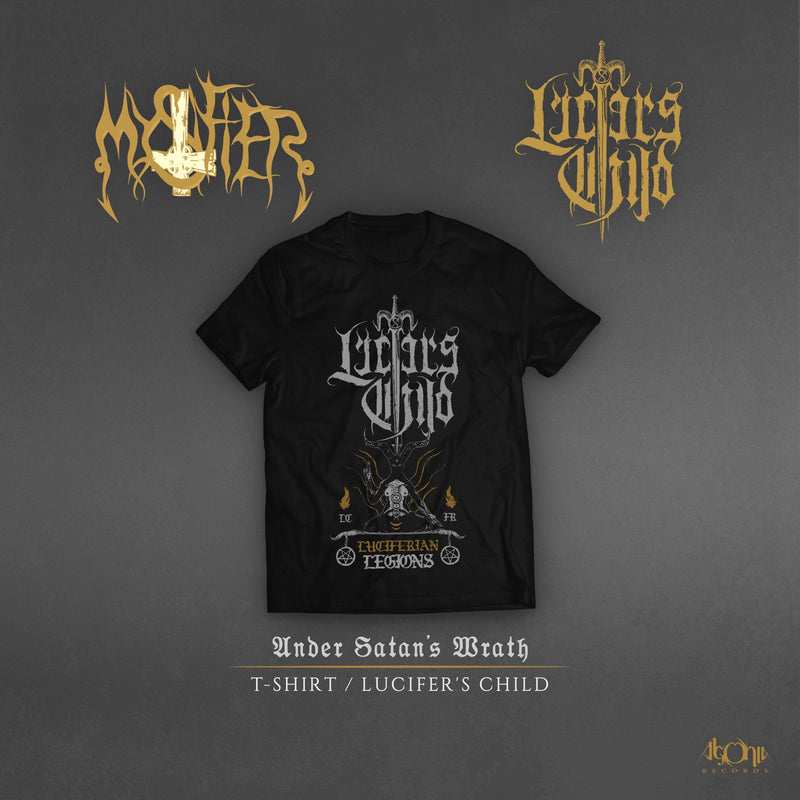 Mystifier / Lucifer's Child "Under Satan's Wrath Black LP + M Tee" Bundle